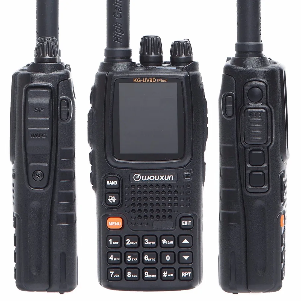Wouxun KG UV9D Плюс обновление многодиапазонный мульти функциональный DTMF сертификатом