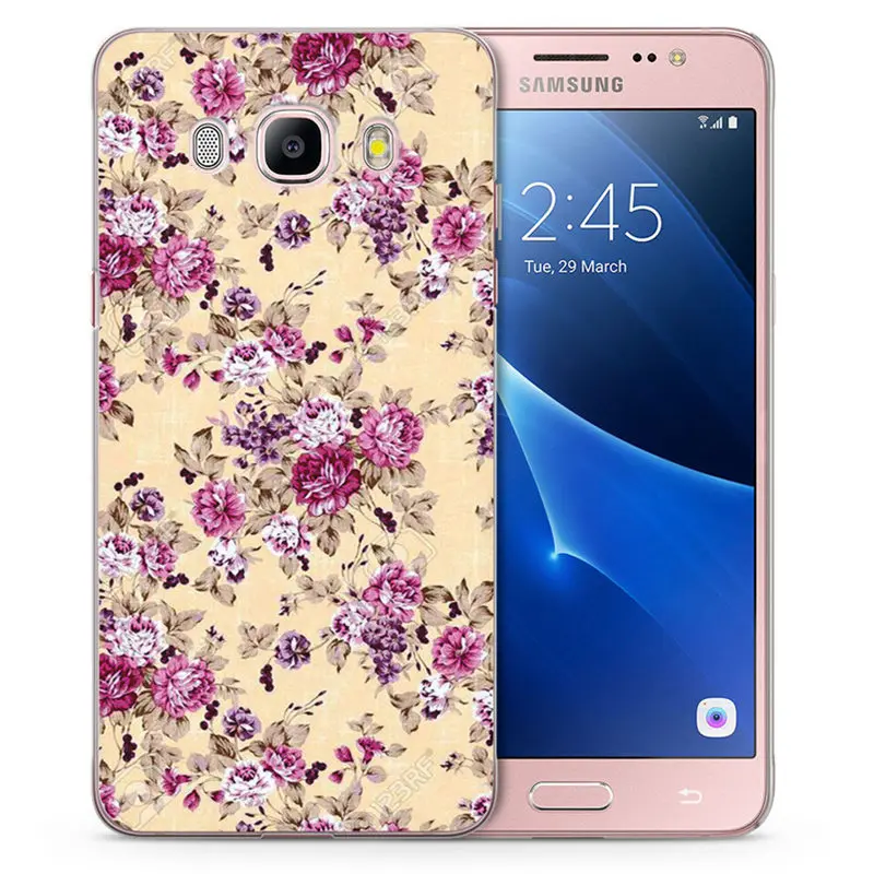 Для Samsung Galaxy J1 J2 J3 J5 J7 prime J120 J320 J330 J530F из мягкого силикона ТПУ с розой цветком