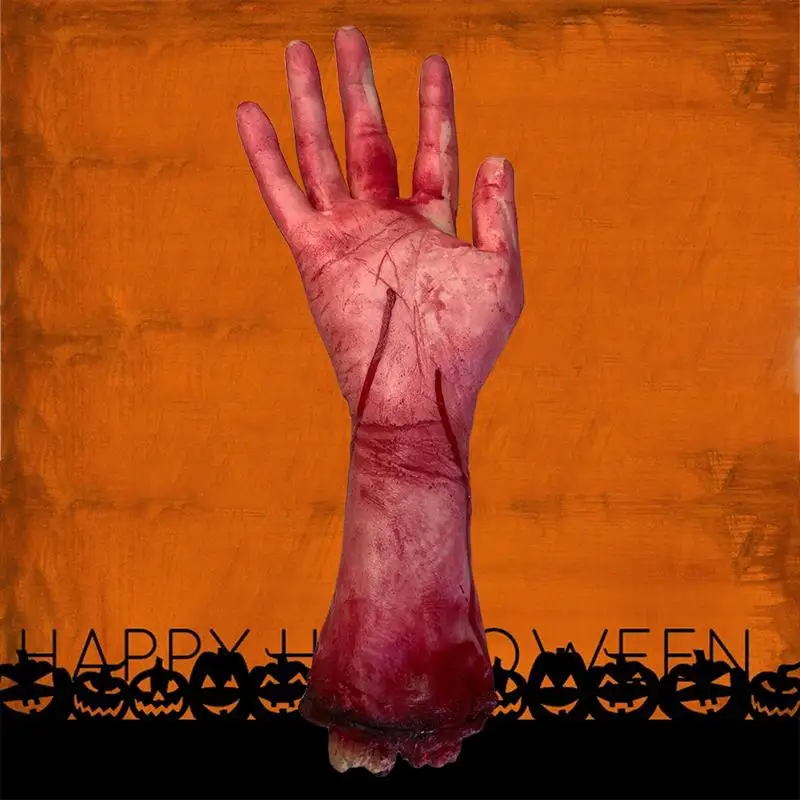 1 шт Hallowen сломанная лапка ручной работы декоративные страшные креативные кровавые руки сломанные кровавые руки для Хэллоуина вечерние для мужчин