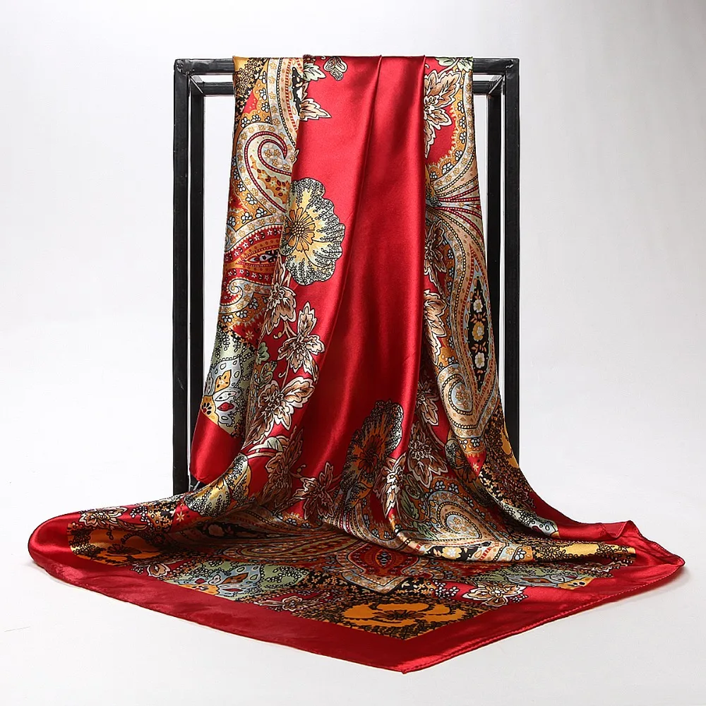 Silk Prints Fabric 2021 Ankara Satin Wax High Quality African Fabric for Party Dress HGF05