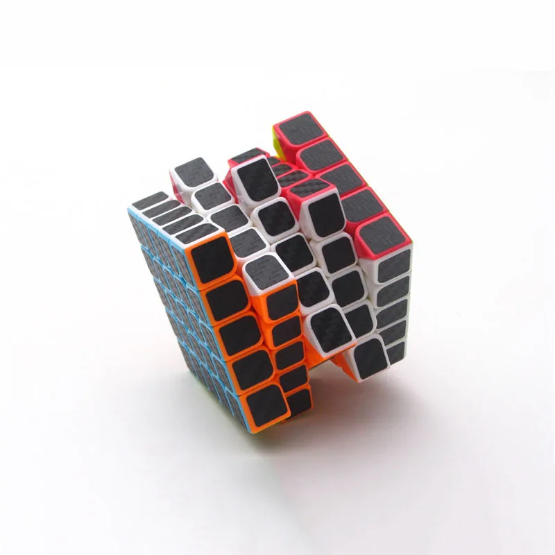 5x5x5 мембрана из углеродного волокна прочный Гладкий Профессиональный волшебный куб скорость флуоресценции куб пазл игрушки для детей Подарки