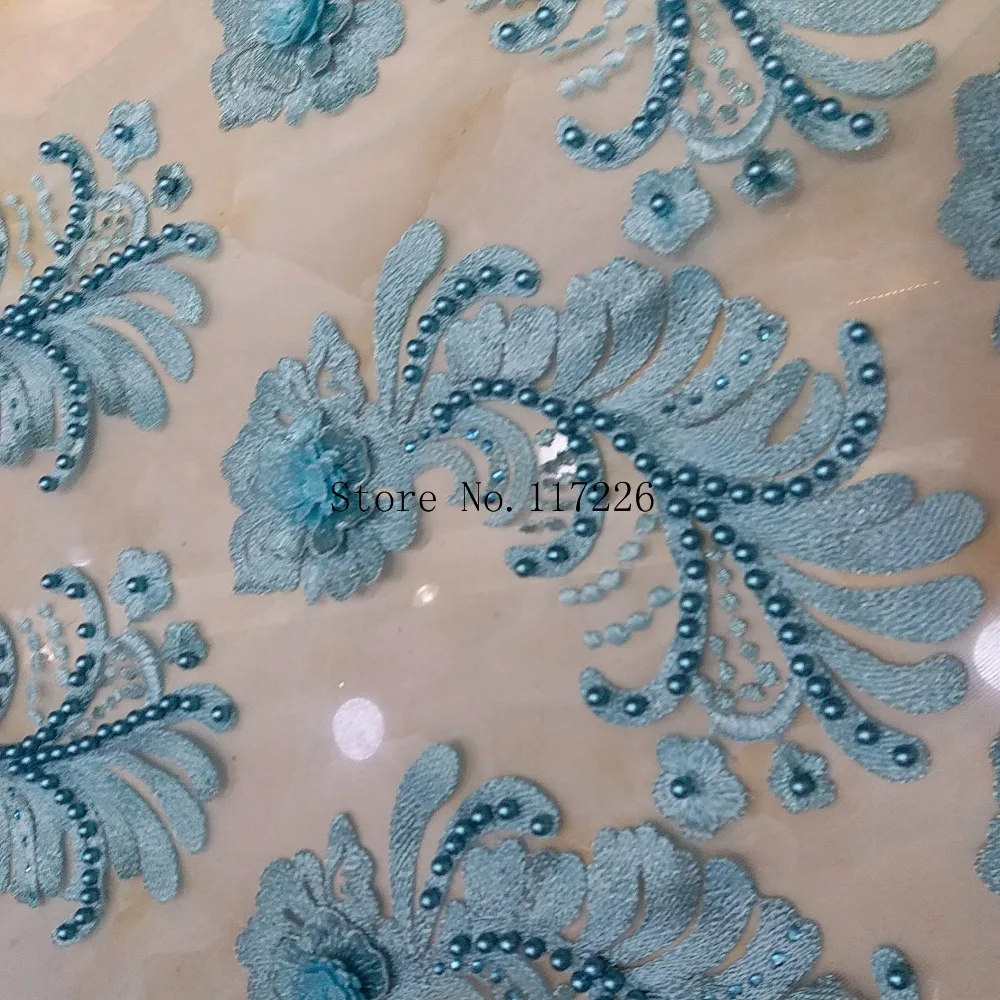 Хорошее качество оптовая продажа 3d цветок JRB-39202 африканская сетчатая кружевная