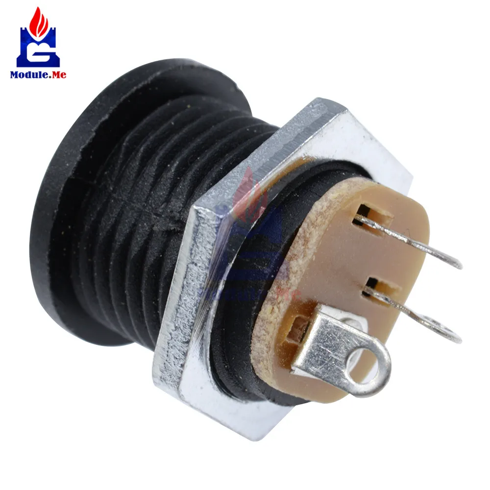 10PCS/Lot High Quality Effect/Pedal DC Power Supply Jack Socket 2.5mm F/S BK DC022 | Электронные компоненты и