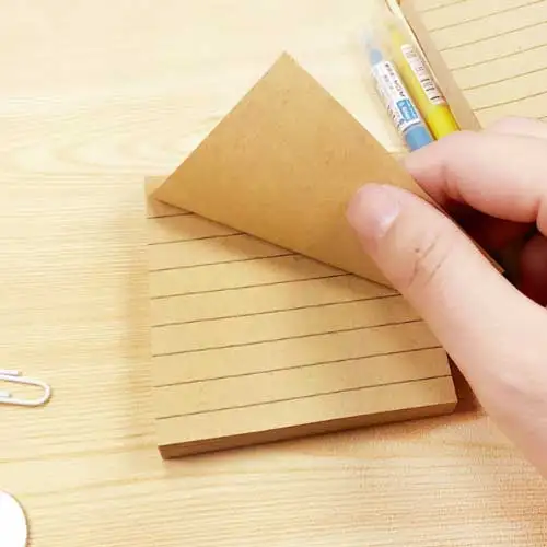 Kraft Message note Милый кавайный Еженедельный планировщик ежемесячной работы, планировщик по расписанию, чтобы сделать список книжные школьные принадлежности для детей, подарок - Цвет: Kraft Message note
