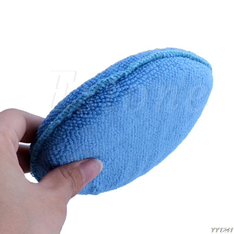 

1PC Car Waxing Polish Microfiber Foam Sponge Applicator Cleaning Detailing Pads