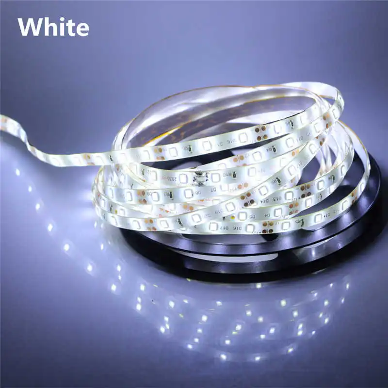 2835 SMD светодиодная лента DC12V 5M 300LEDs гибкая лента лента освещения Белый Теплый белый Красный Зеленый Синий Желтый Розовый RGB