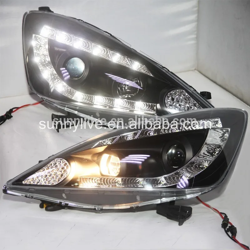 

Для HONDA Fit Jazz LED Angel Eyes головная лампа с 2009 по 2010 год JY