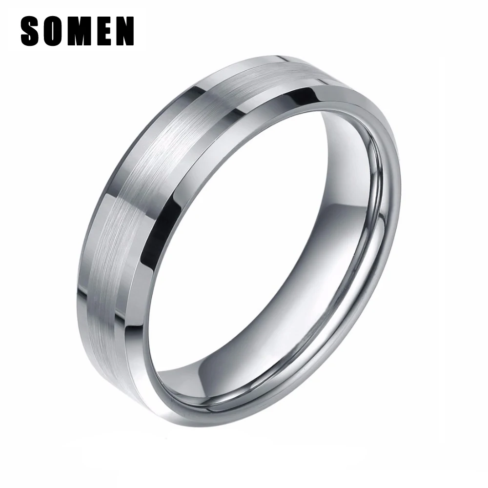 Кольцо обручальное из карбида вольфрама 6 мм|ring size|wedding band ringtungsten carbide ring |