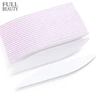 5 шт. белые пилочки для ногтей Moon Style форма маникюрный набор для шлифовки буферный блок 100180 Гель-лак для ногтей моющийся инструмент для наждачной бумаги CHA25