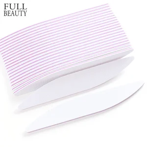 5 шт. белые пилочки для ногтей Moon Style форма маникюрный набор для шлифовки буферный блок 100180 Гель-лак для ногтей моющийся инструмент для наждачной бумаги CHA25