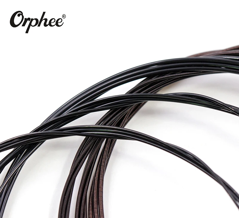 Струны Orphee NX35-C для классической гитары нейлоновые и посеребренные цветные 1-6
