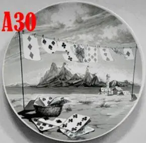 8 дюймов, популярные европейские изготовленные на заказ 21 см Милан rosenthal Piero fornasetti тарелки дизайн подвесная декоративная тарелка Diva настенная подвеска - Цвет: DD