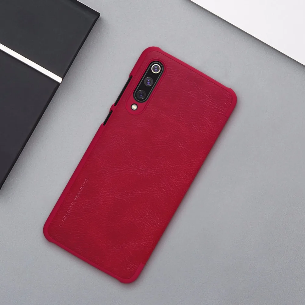 Для Xiao mi 9 mi 9 Explore ore Case NILLKIN Qin Бизнес Флип кожаный чехол для Xiao mi 9 mi 9 Explore ore слот для карт задняя крышка чехол для телефона