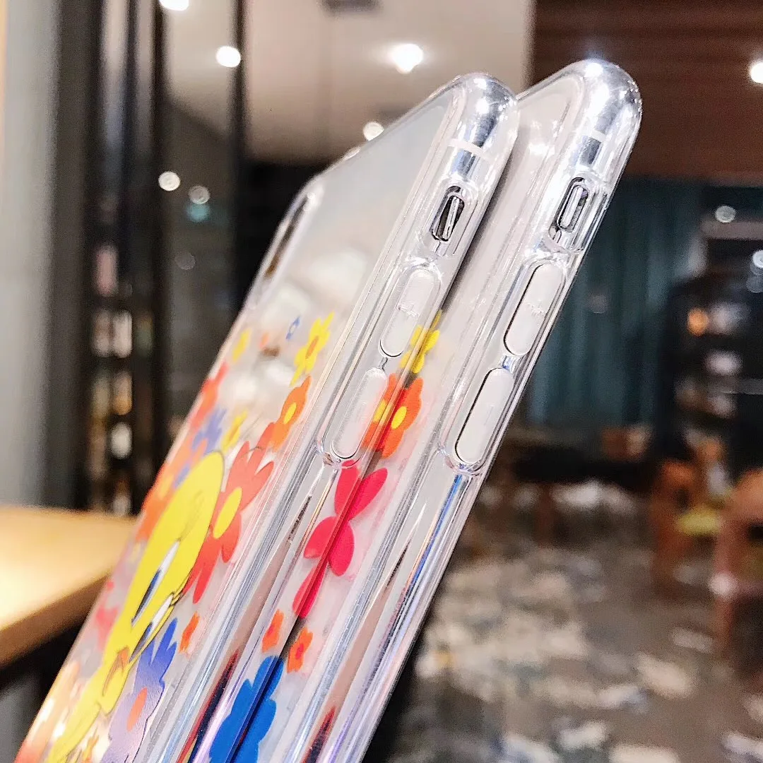 Прозрачный чехол для телефона с рисунком птицы желтого цвета Apple IPhone X XS Max Xr 8 7 6 s