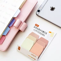 60 sheetspack candy color index notes notebook planner accessories tool index message notes scratch pad
