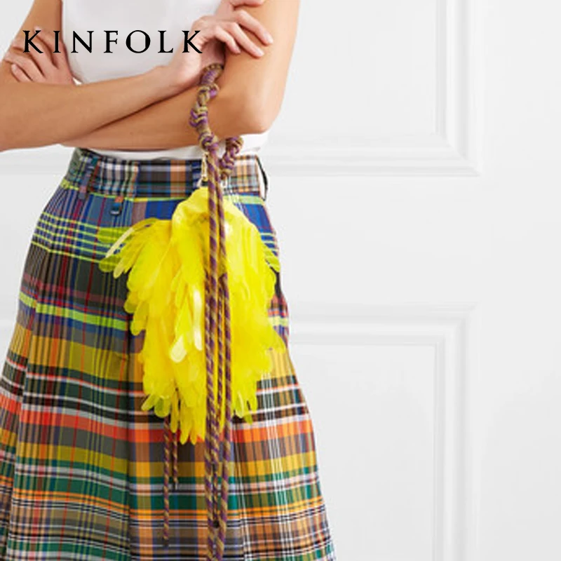 Женская сумка из перьев 2019 новая высокого качества искусственной кожи с