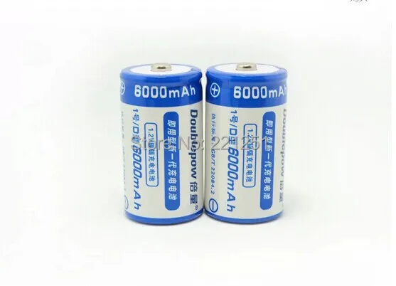 1.2 v Nickel cadmium rechargeable batteries D battery 6000 ma water heater 1 |