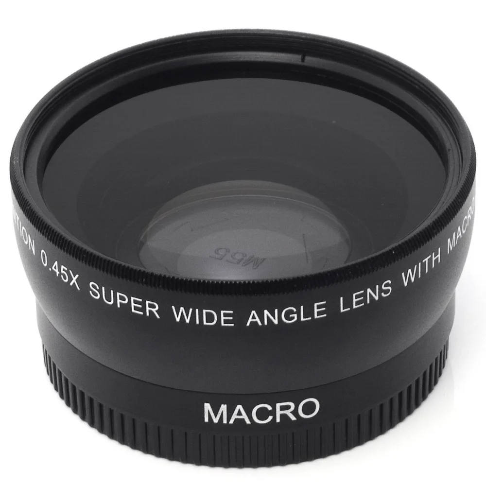 Широкоугольный объектив Lightdow 55 мм 0.45x + макрообъектив для Sony Alpha A77 A280 A290 A380 A390 A580 A590