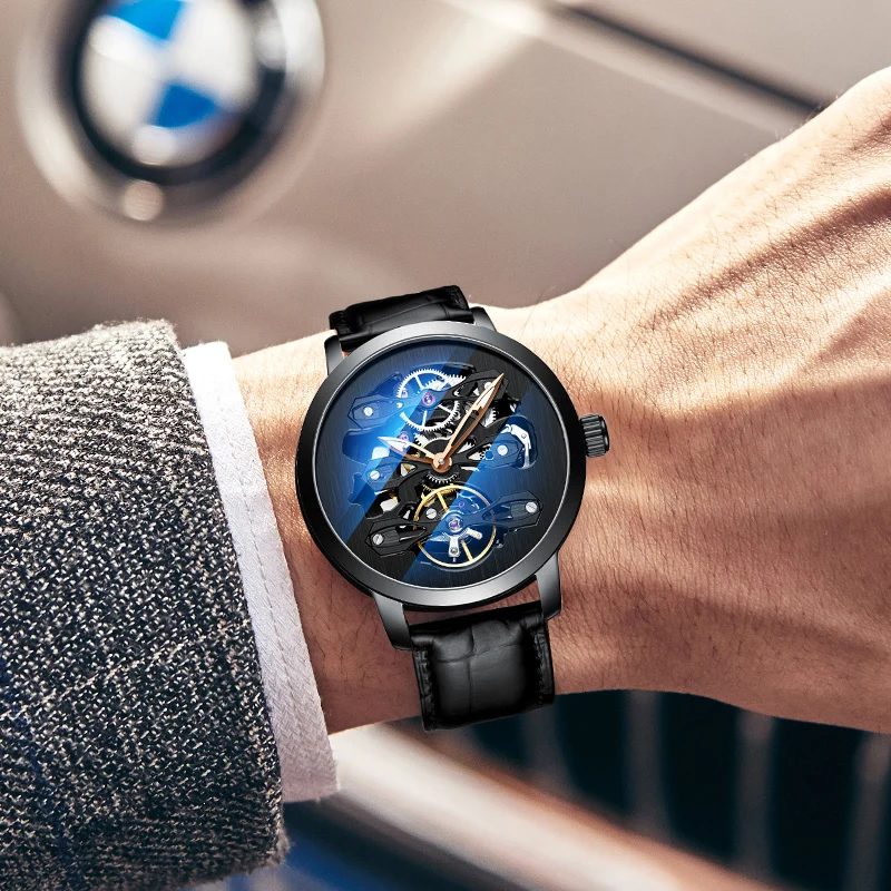 AILANG оригинальный дизайн часы Автоматические tourbillon наручные мужские montre homme