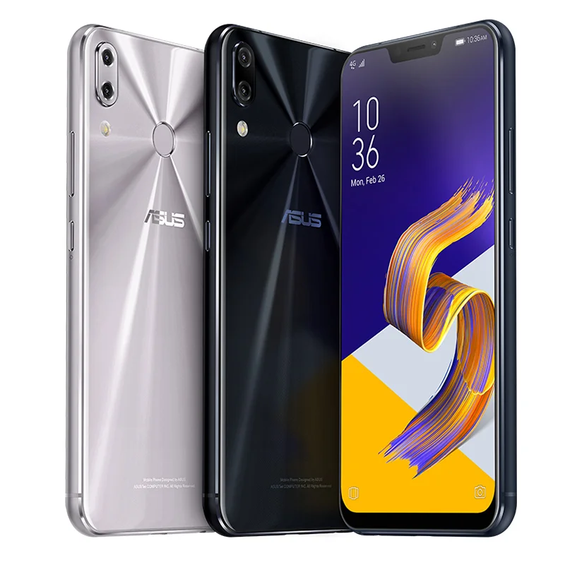 Global Version ASUS ZenFone 5Z ZS620KL 6GB 64GB Android8.0 6.2"19:9 FHD+Notch ScreenSnapdragon 845 Face ID Fast Charge Telephone