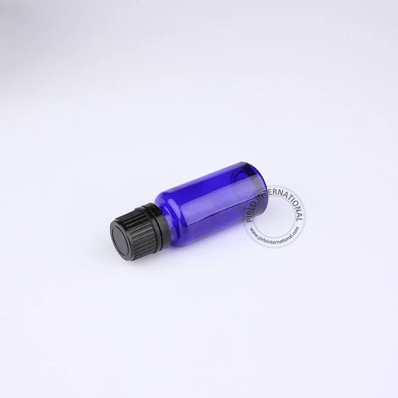 5 шт. X 15 мл синий кобальт Эфирные масла бутылки подделать Кепки с отверстием