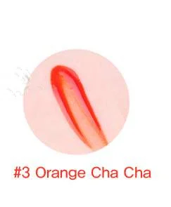 03 Orange ChaCha Корея восторг Tony ТИНТ 3 вида цветов губ красота макияж губы ТИНТ Жидкий блеск для губ водонепроницаемый блеск для губ Губная помада 1 шт - Цвет: 03 Orange ChaCha