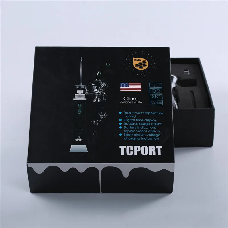 Оригинальная электронная сигарета-кальян G9 TCPort набор для кальяна цилиндрической