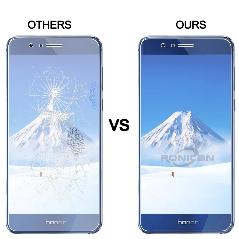 Закаленное стекло для Huawei Honor 8 8X Lite 8C 2 шт.|Защитные стёкла и плёнки телефонов| |