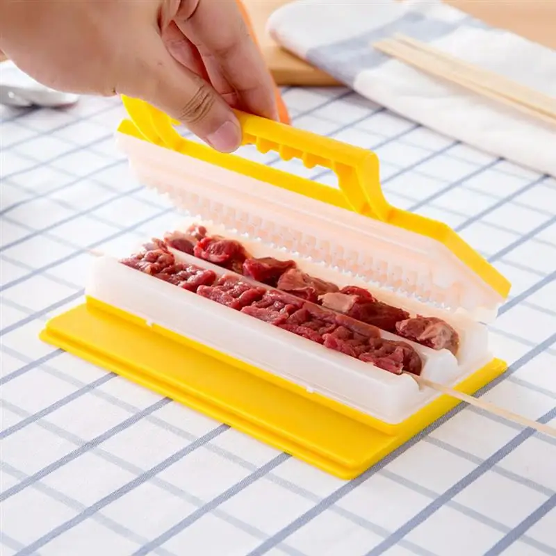 1 шт. креативная Однорядная машина для приготовления шашлыков|Шпажки| |