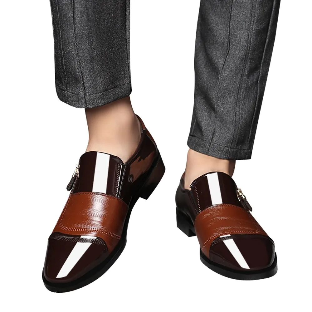 Мужская деловая обувь SAGACE с острым носком Повседневная Деловая для вождения