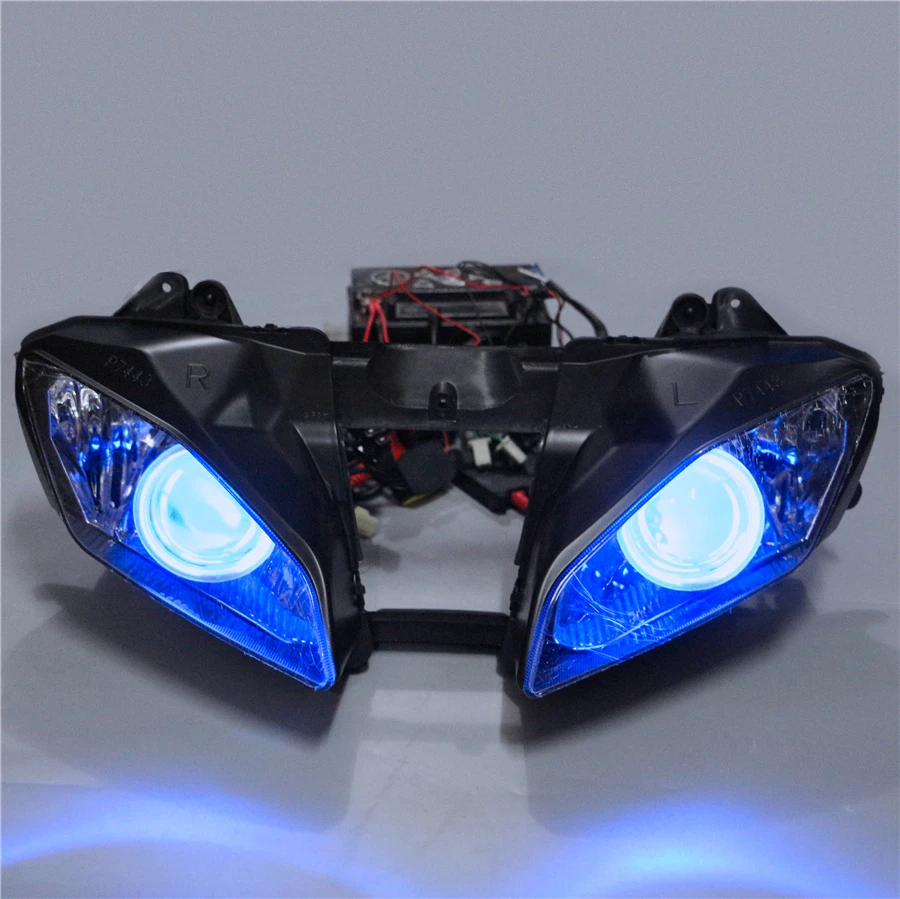 Налобный фонарь с ангельскими глазами спрятанная фара проектором project f для Yamaha