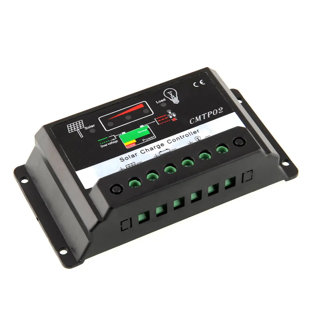 15A ШИМ Солнечная панель регулятор заряда батареи 12V 24V автоматический