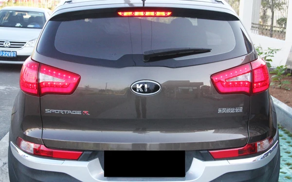2009 2010 2011 2012 2013 год для KIA Sportage R светодиодный задний задние фары задние фонари Красный цвет поворотный сигнал парковка бег