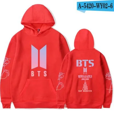 Kpop2018 новый корейский вариант с капюшоном Толстовка моды цвет букв для обувь