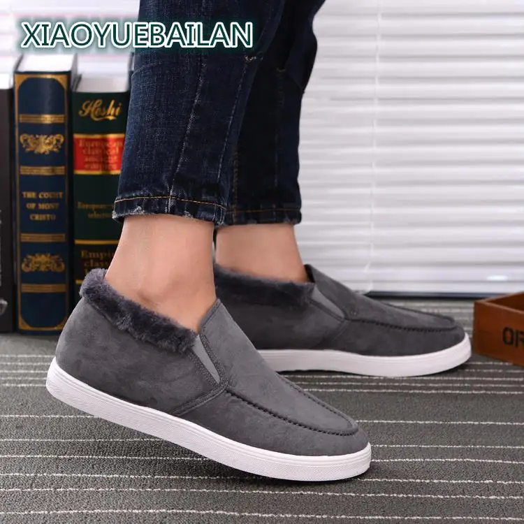 2017 г. Новая зимняя теплая обувь с хлопковой подкладкой универсальные модные