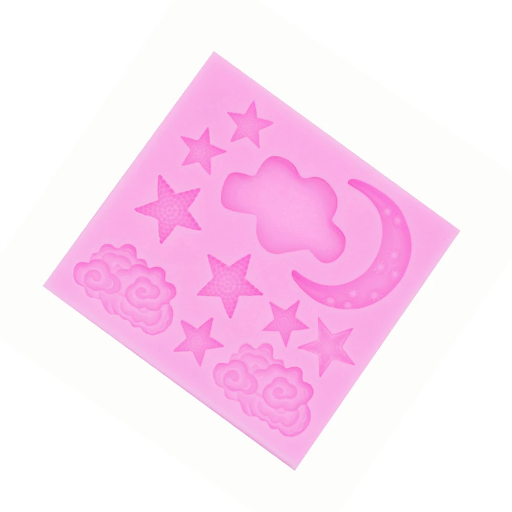 Силиконовые Конфеты из сахара шоколадные помадки облака форма для торта