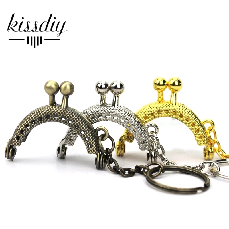 KISSDIY 24 шт. 4 см мини античная бронза серебряный золотой металлический кошелек