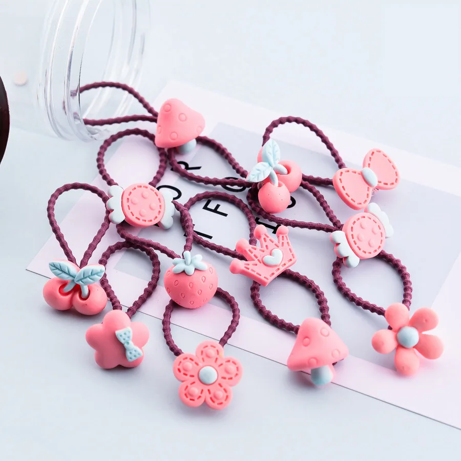 Новая подарочная упаковка для девочек милые эластичные резинки волос принцессы