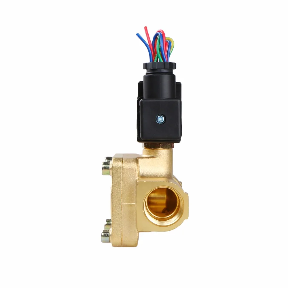 3/4&quot латунь Электромагнитный клапан NPT нормально закрытый 12 В DC 0 16 бар|solenoid valve