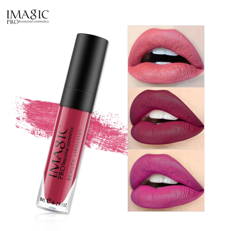 Новый блеск для губ IMAGIC глазурь сексуальный бренд косметика водостойкий стойкий