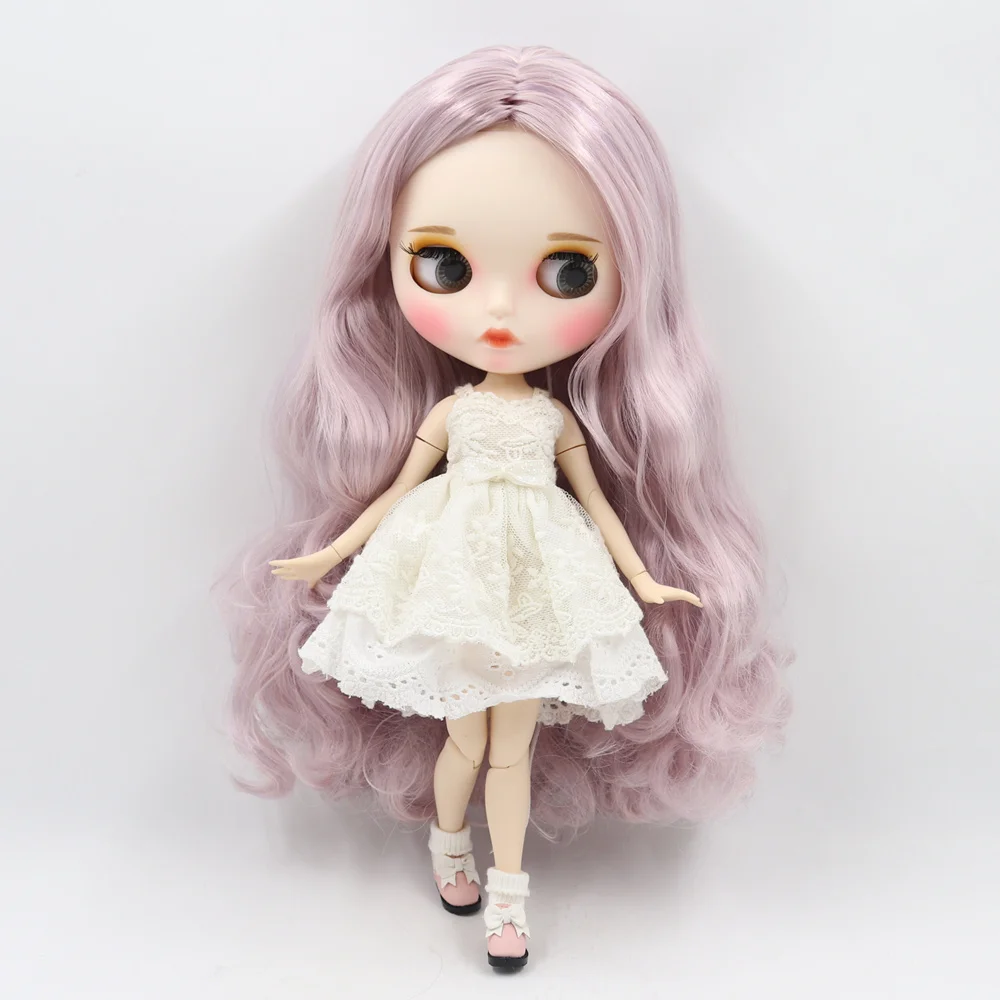 Ледяная фабрика 1/6 bjd шарнирный светильник для тела фиолетовые длинные вьющиеся