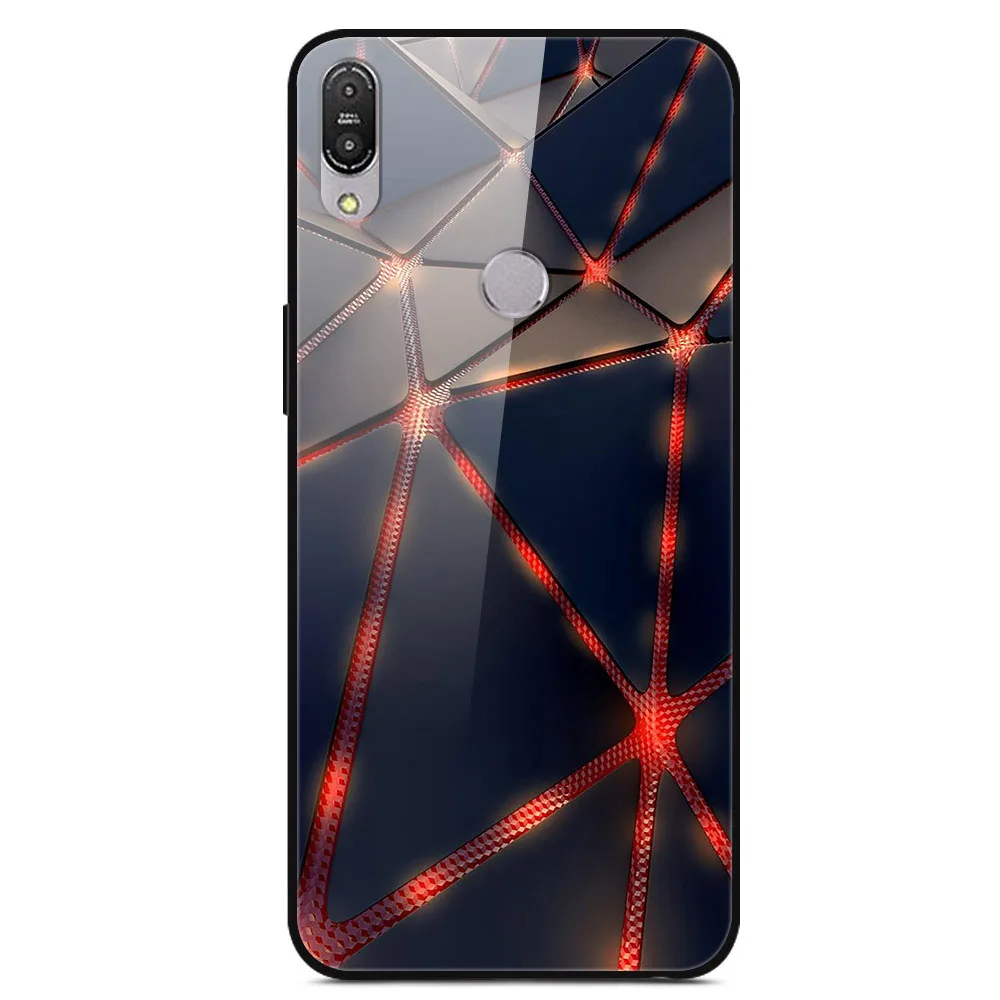 26 Для ASUS Zenfone Max Pro M1 ZB601KL ZB602KL чехол из закаленного стекла с изображением планеты космос, стеклянный чехол на заднюю панель Для Zenfone Max Pro M1 ZB602K - Цвет: 26