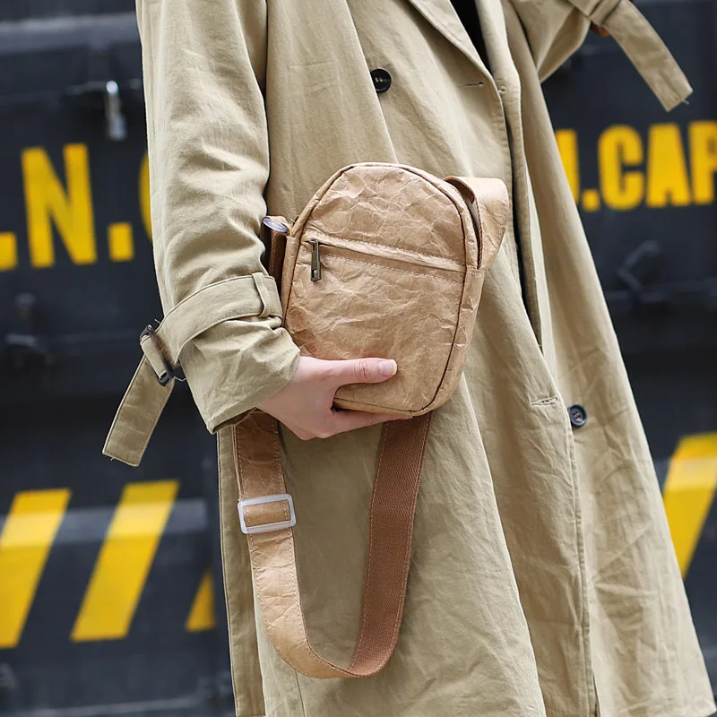 Мини сумка на плечо для мобильного телефона 2019 крафт бумага Повседневная