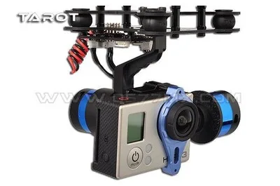 2-осевой бесщеточный держатель для камеры FPV PTZ TL68A08 для GoPro Hero3 3