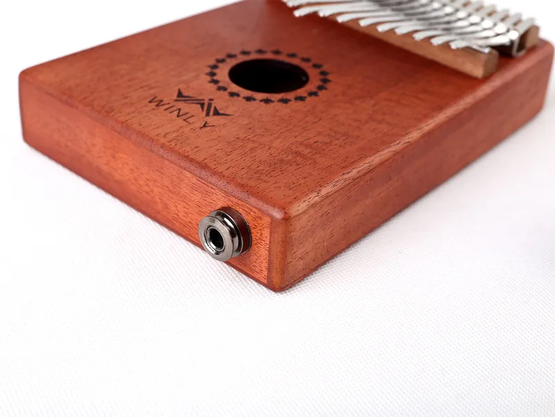 17 ключ палец калимба Mbira Sanza большой пианино карманный размер поддерживающая