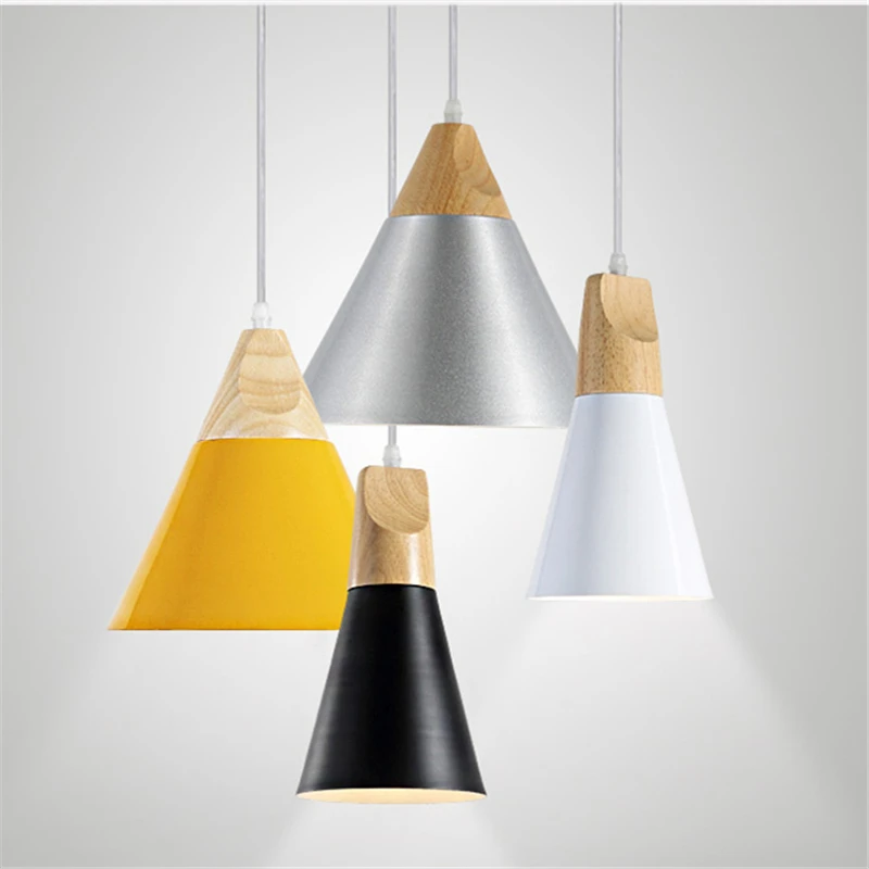 

Modern Pendant Lights Iron Vintage Retro Light Scandinavian Loft Pyramid Lamp Vintage Lighting for Restaurant/Bedroom Decoration