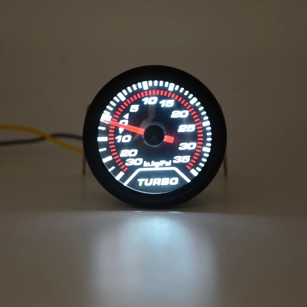 Универсальный Механический турбонаддув 2 дюйма 52 мм Автомобильный датчик 35 PSI