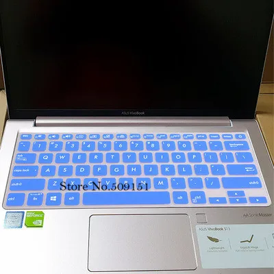 Blue Для ASUS VivoBook S13 S330UN s330 s330ua S330U Адольфович S 13 13,3 дюйма силиконовая для ноутбука чехол для клавиатуры ноутбука направляющее покрытие протектор - Цвет: Blue