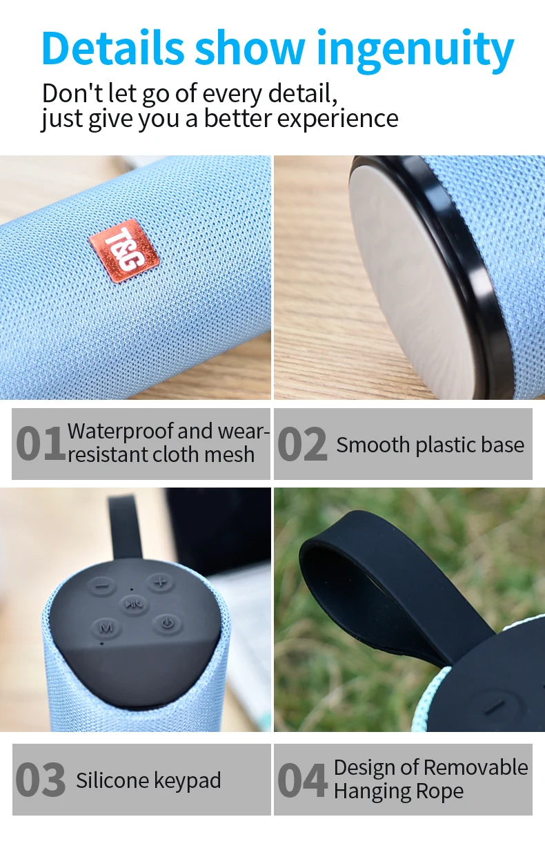 Bluetooth открытый динамик водонепроницаемый портативный беспроводной Колонка громкий динамик коробка Поддержка TF карта FM радио Aux вход