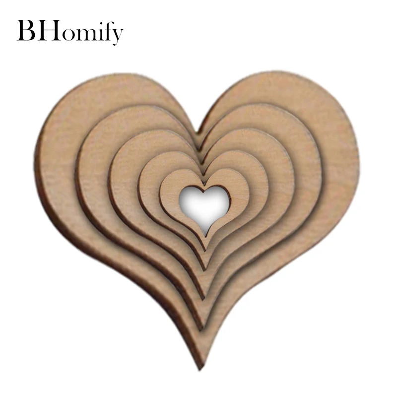 Bhomify 100 шт. дерево ажурные DIY деревянный он Книги по искусству s украшение малыш